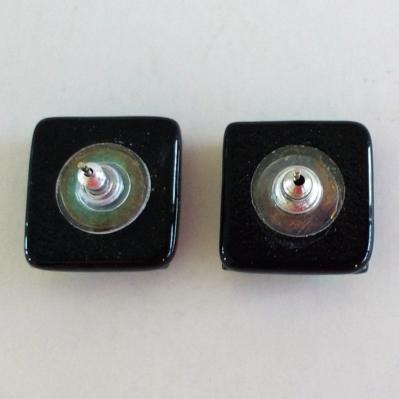 Swirl Polka Dots Artisan Earrings - Picture 4 of 6